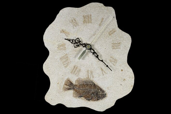 Tall Clock With Cockerellites Fish Fossil - Wyoming #114311